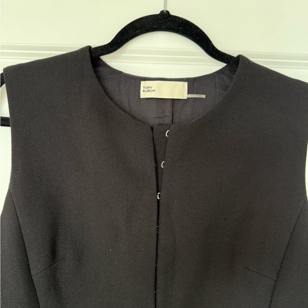 EUC Tory Burch HOOK-AND-EYE TUNIC $1,298 RUNWAY 12 - Picture 10 of 11
